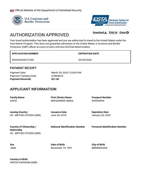 esta chatbot|Official ESTA Application Website, U.S. Customs and Border .